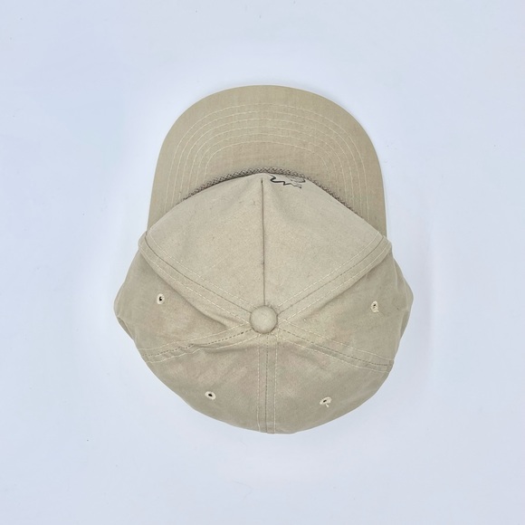 Vintage 90s Calvin Peeing on #3 Dale Earnhardt Tan SnapBack Trucker Hat Adult OS - Picture 8 of 14